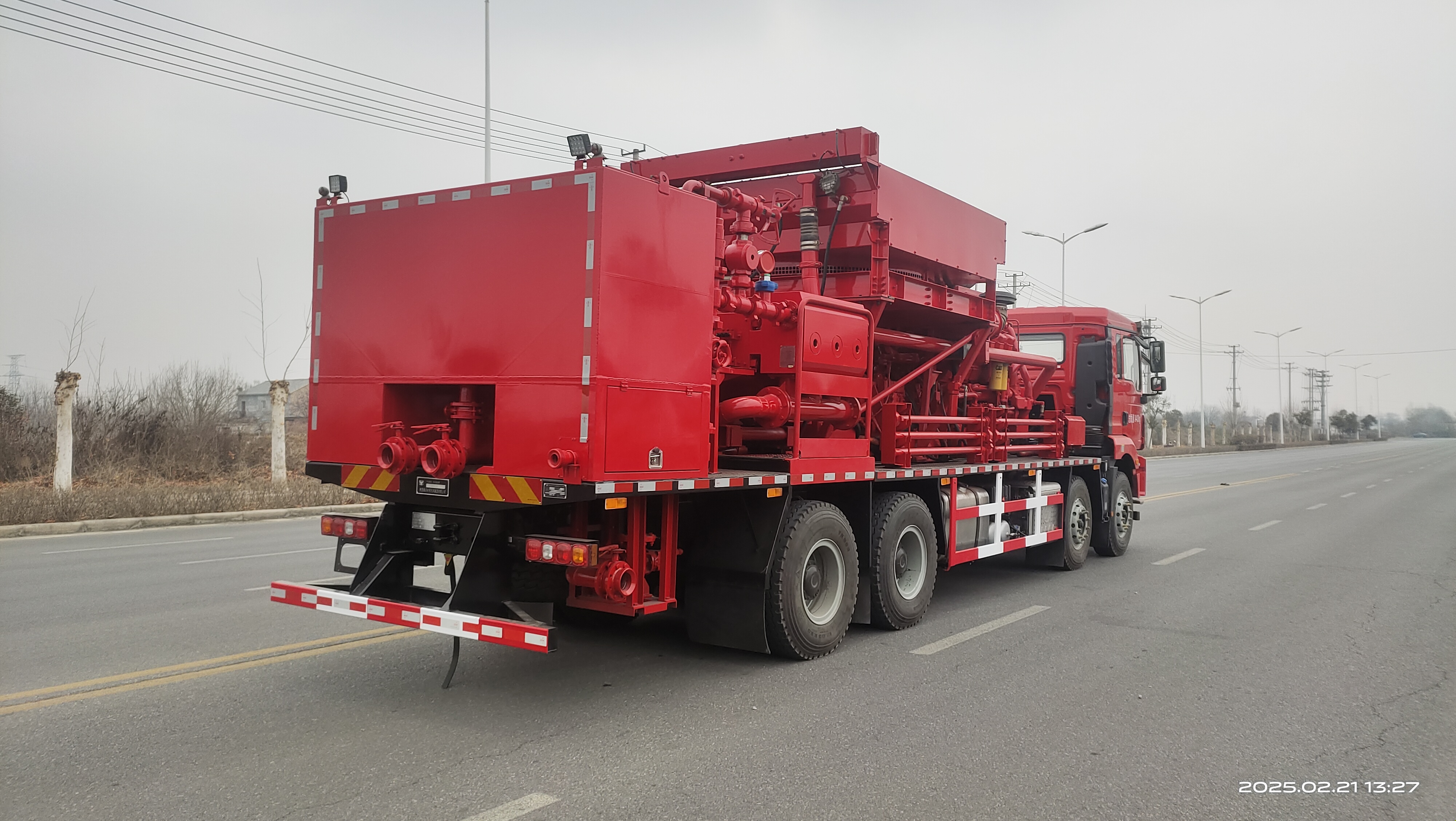 Oilfield Gearbox Rear View | Vance Petro Drilling Rig Transmission
